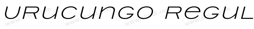 Urucungo Regular字体转换